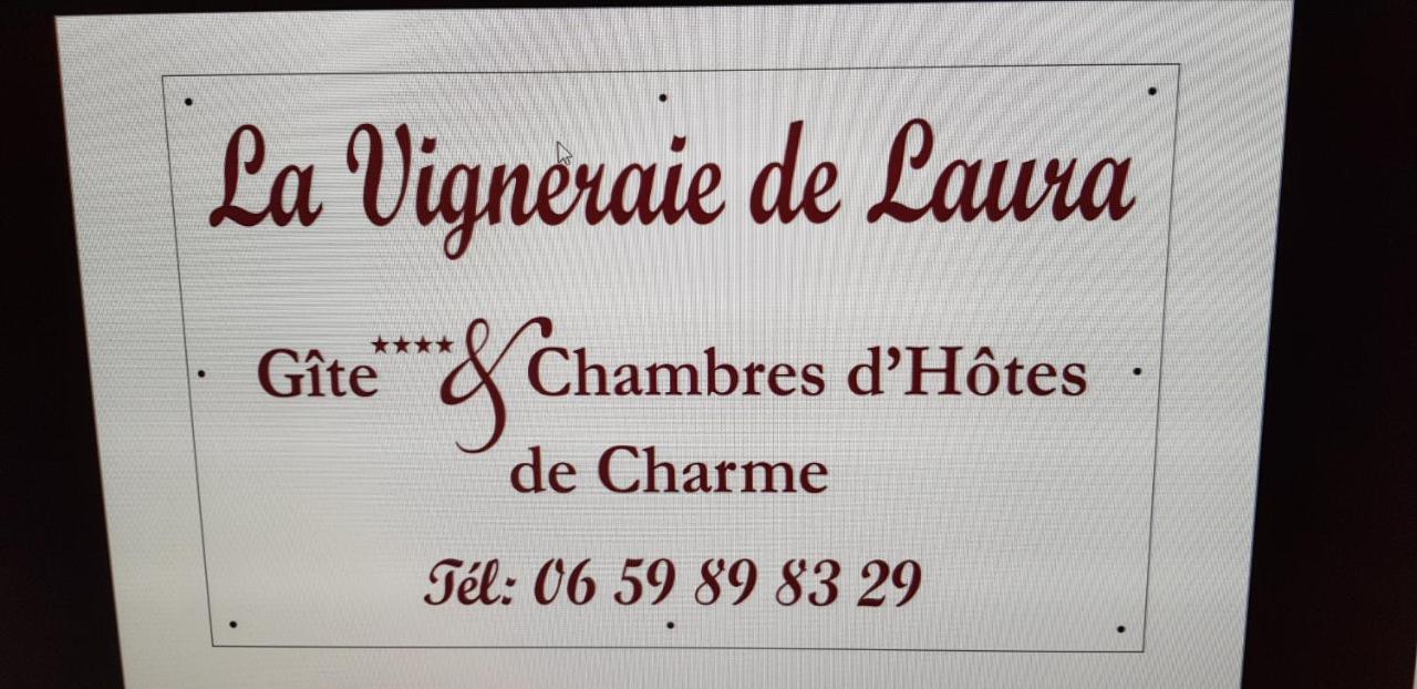 La Vigneraie De Laura: Gite Entre Vignes Et Chenes Sainte-Colombe  Exteriör bild